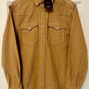 Levi's Brown Corduroy “The Western” Limited Edition Pearl Snap Shirt
